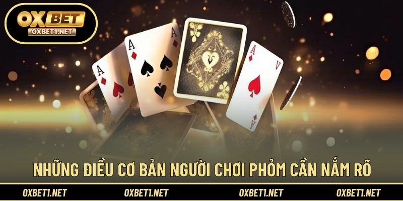 Kiến thức nền tảng giúp làm quen luật phỏm hiệu quả